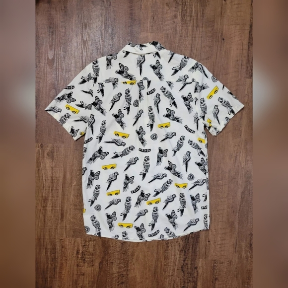 Volcom parrot short sleeve button down shirt - Picture 7 of 8